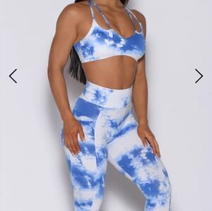 Bombshell Sportswear Blue Tie-Dye Leggings